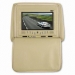 Car pillow dvd player with 7"tft display screen - Result of zipper