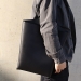 Large Leather Tote - Result of Concrete Core Drill